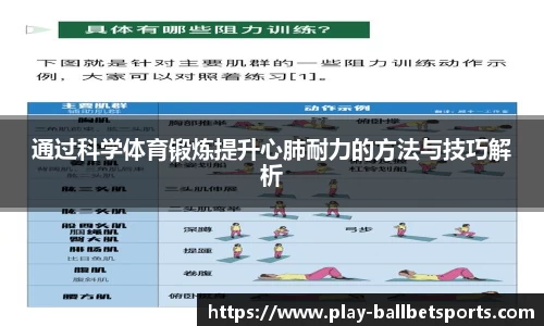 通过科学体育锻炼提升心肺耐力的方法与技巧解析